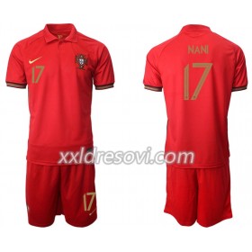 Portugal Nani 17 Domaći Dječji Komplet Dresovi za Nogomet Euro 2020 (+ kratke hlače)